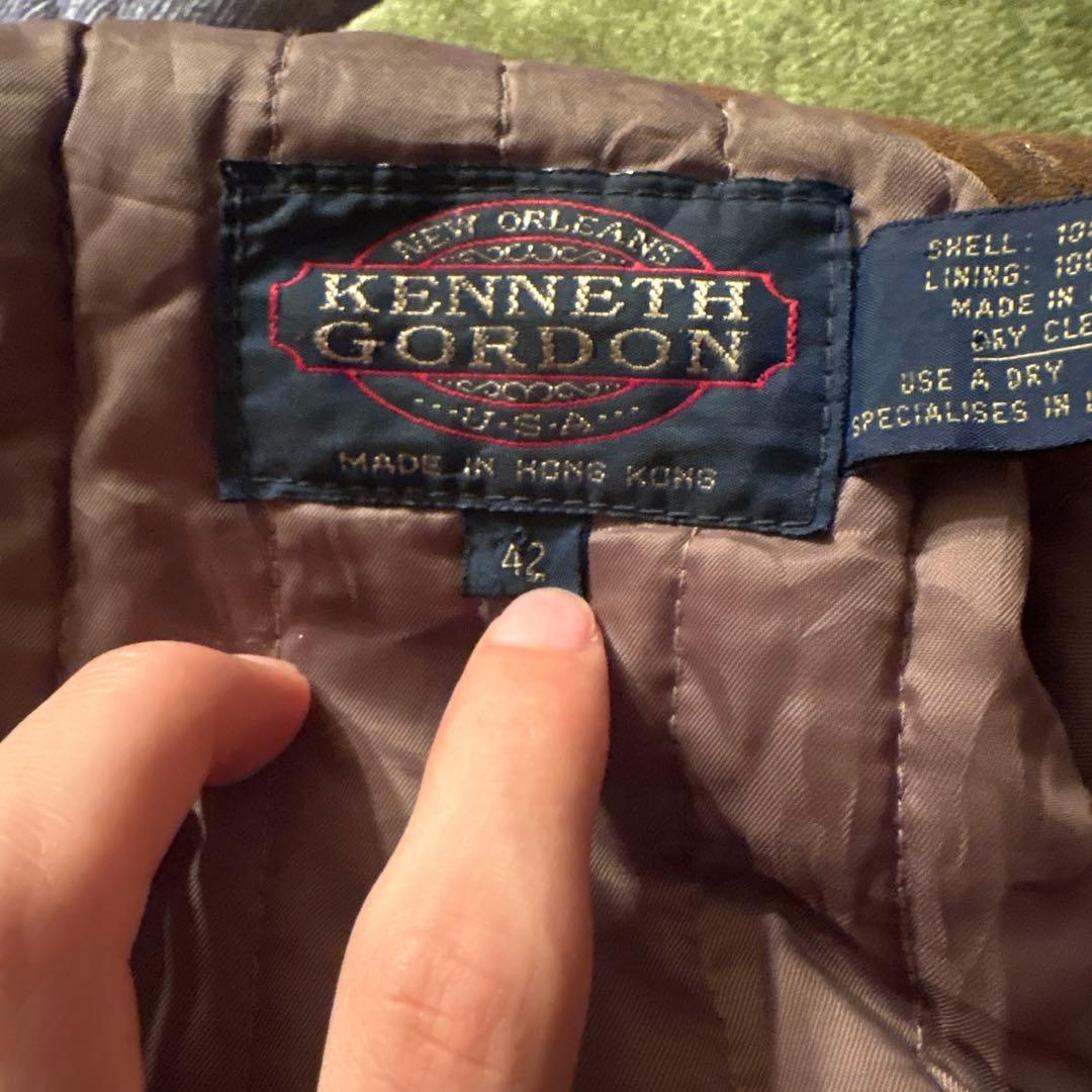 ☆値段交渉可能！！☆KENNEブラウン MA-1 フライトジャケットレザー90s