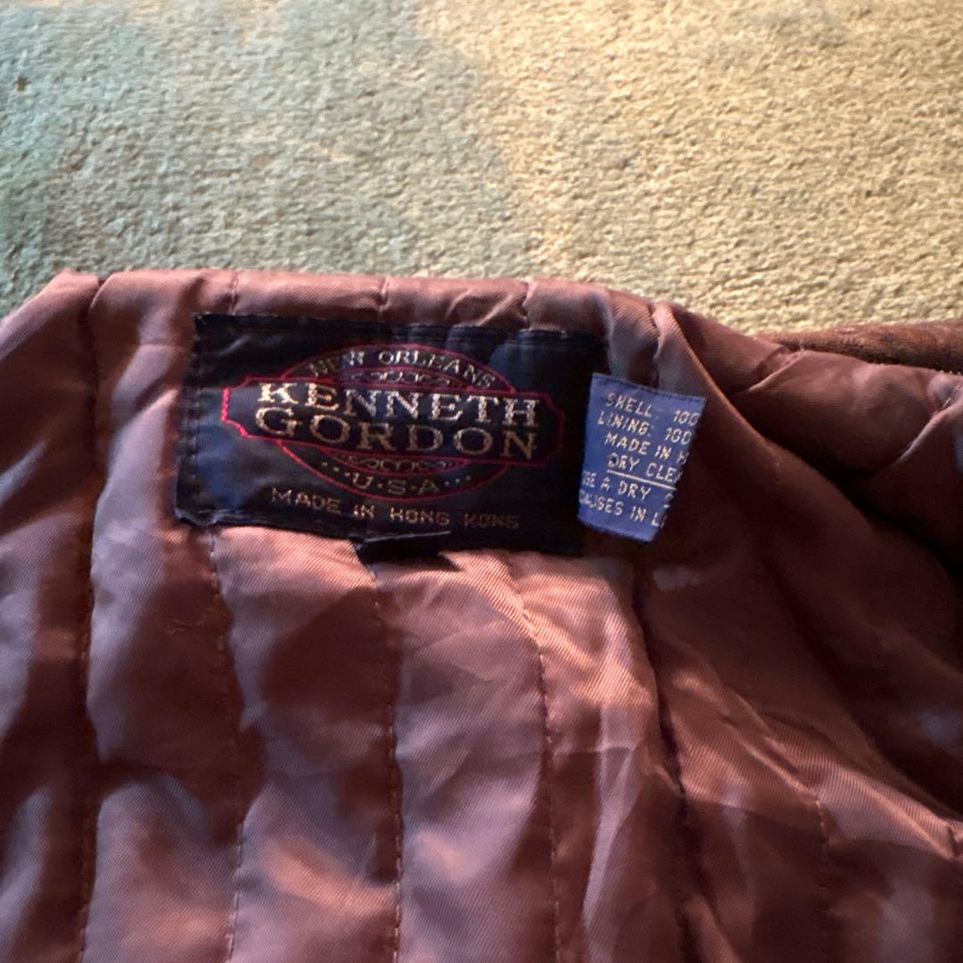 ☆値段交渉可能！！☆KENNEブラウン MA-1 フライトジャケットレザー90s