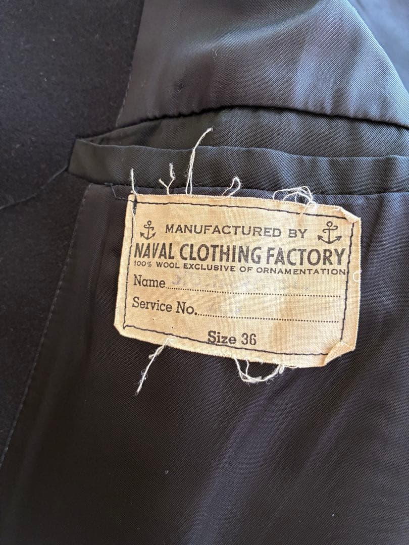 Pコート ピーコート NAVAL CLOTHING ビンテージ　40s 50s