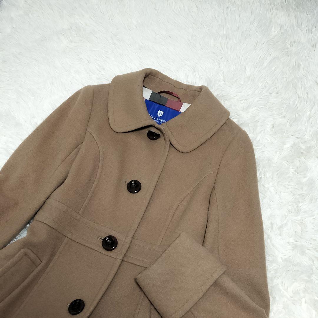 美品✨️ ブルーレーベルクレストブリッジ ロングコート チェック柄 36