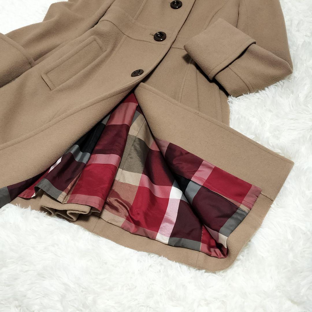 美品✨️ ブルーレーベルクレストブリッジ ロングコート チェック柄 36