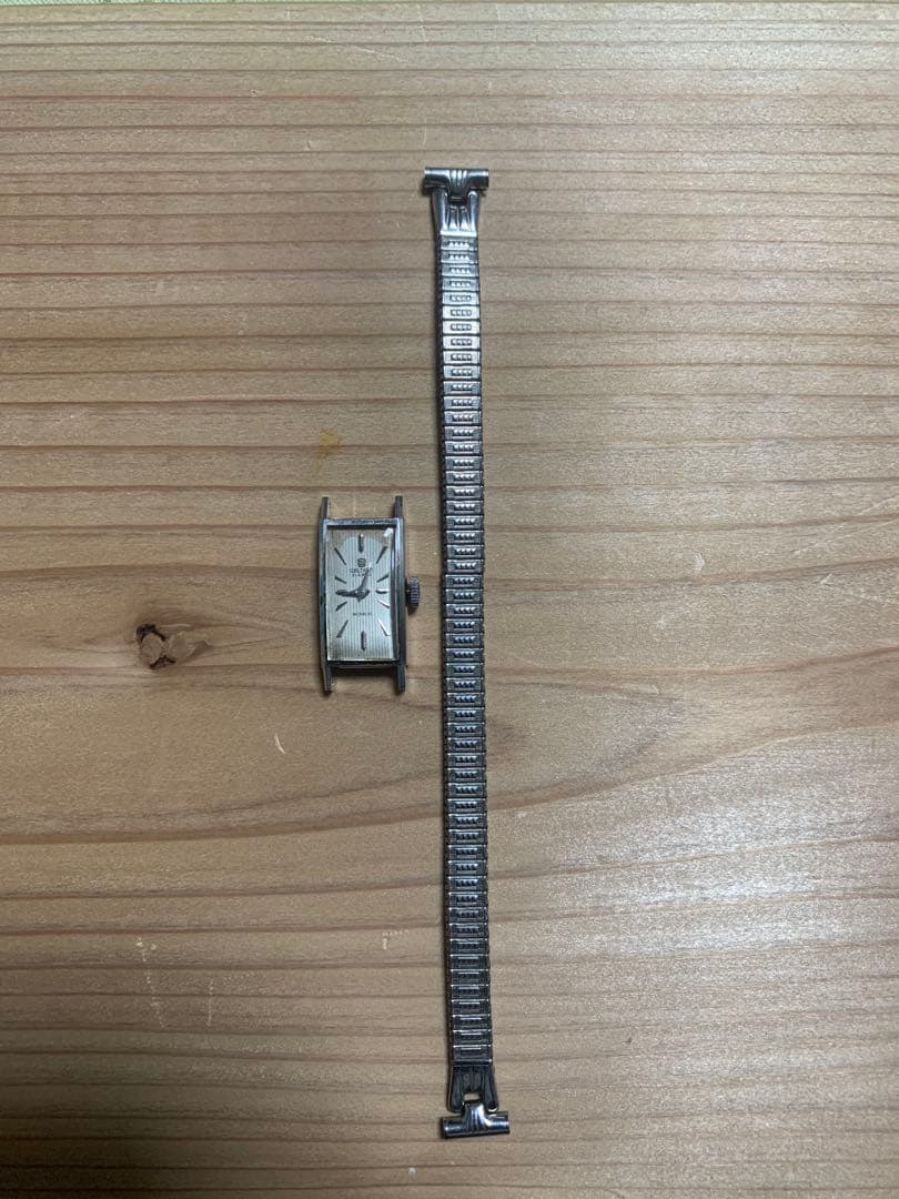 Waltham 手巻き時計 プラチナ製21jewel sアンティーク稼働品