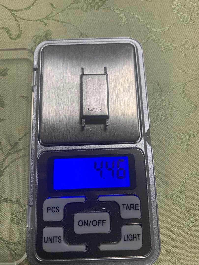 Waltham 手巻き時計 プラチナ製21jewel sアンティーク稼働品