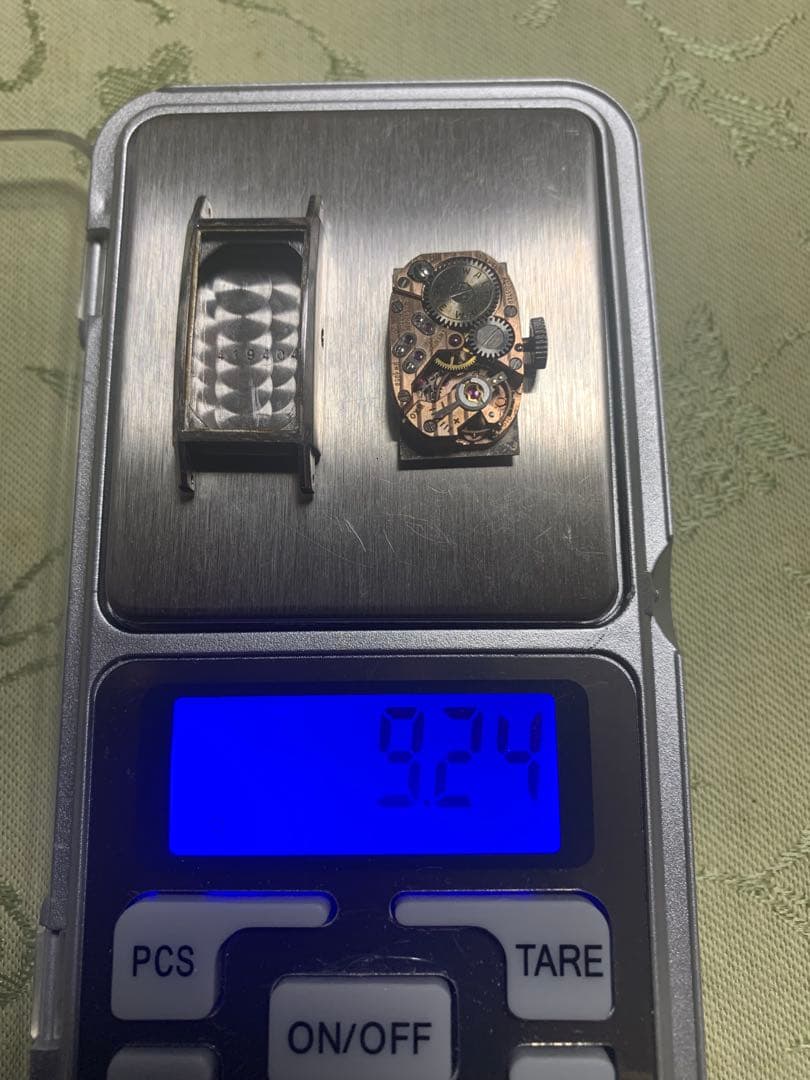 Waltham 手巻き時計 プラチナ製21jewel sアンティーク稼働品