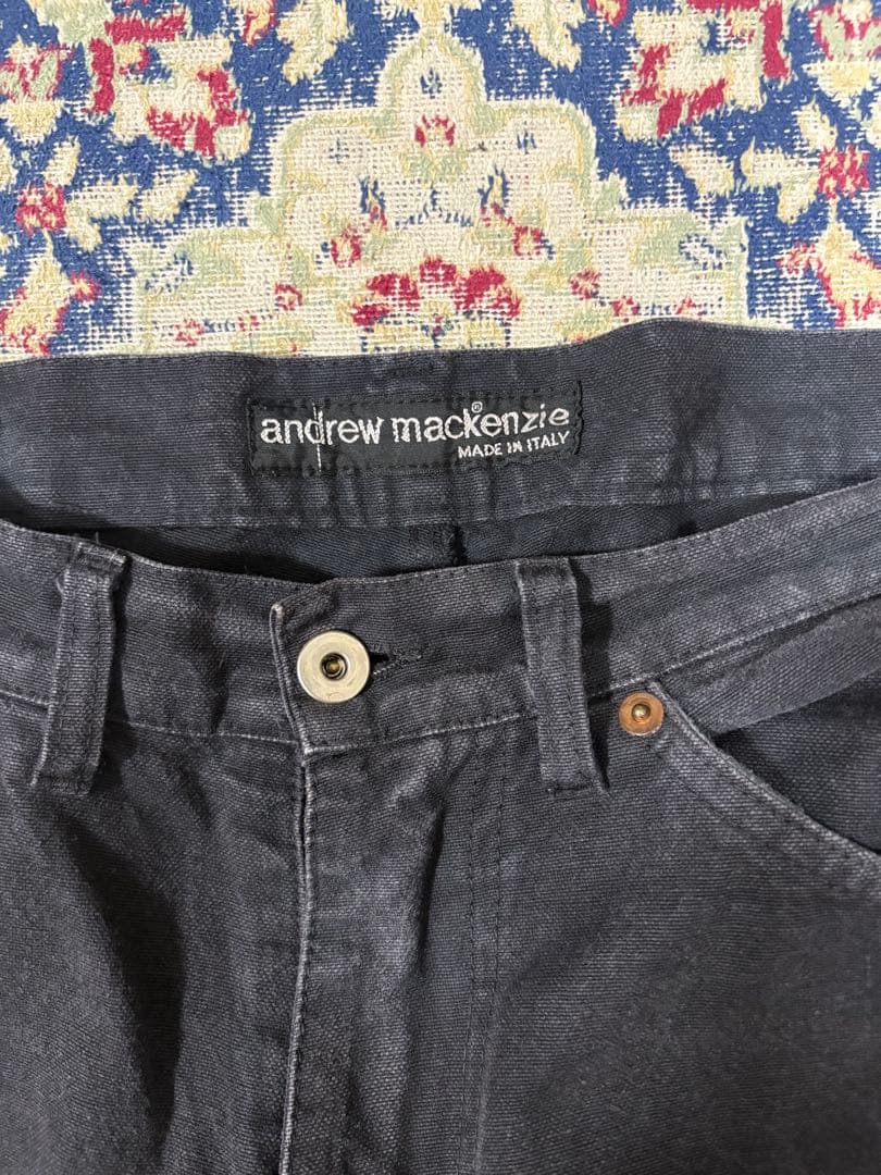 andrew mackenzie ダークグレー カーゴパンツ