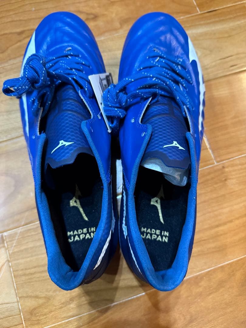 新品レビュラ3ジャパンMizuno サッカーシューズ 青 日本製　27センチ
