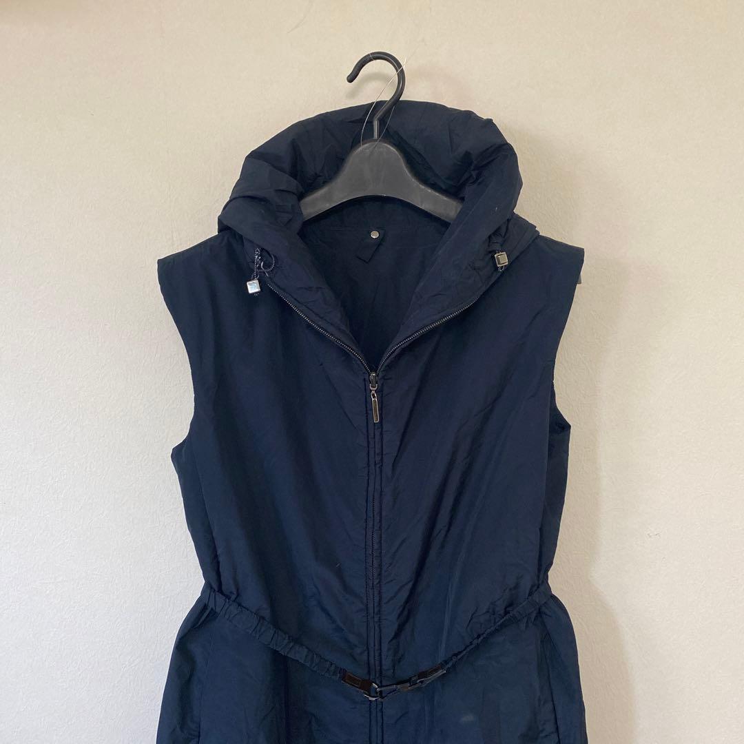Etsy1さん専用　エス・マックスマーラのネイビー フード付き ベスト
