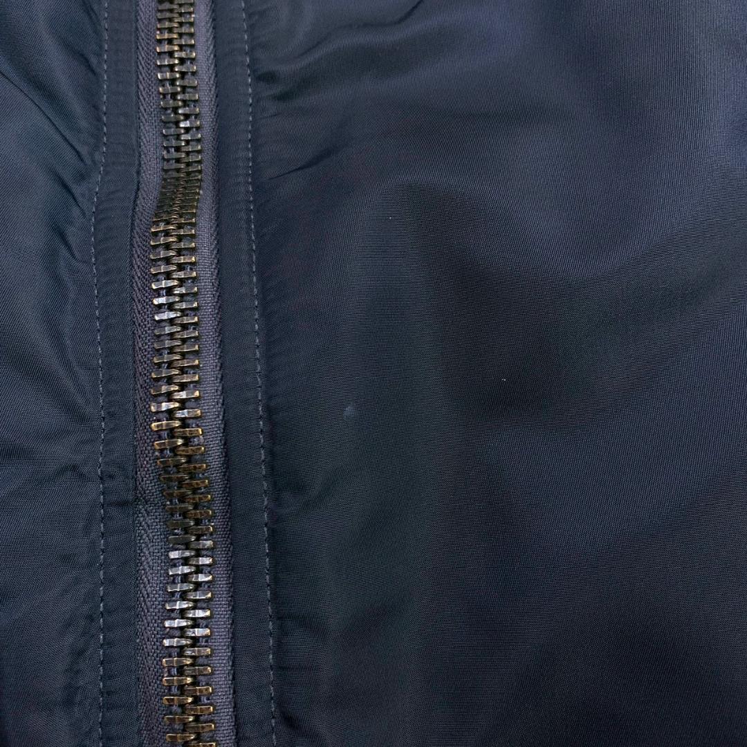 50s復刻★ USA製 ALPHA B-15C ネイビー 40　E104