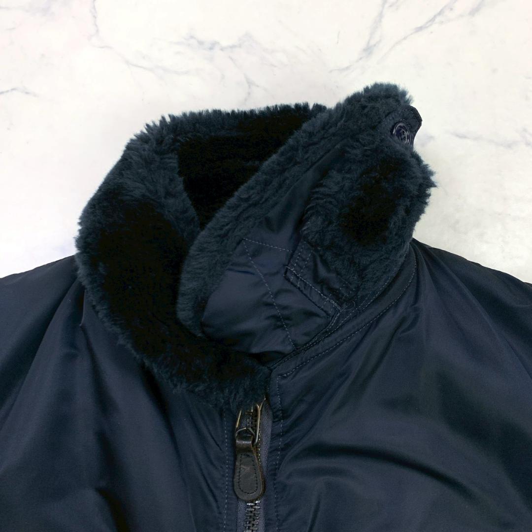 50s復刻★ USA製 ALPHA B-15C ネイビー 40　E104