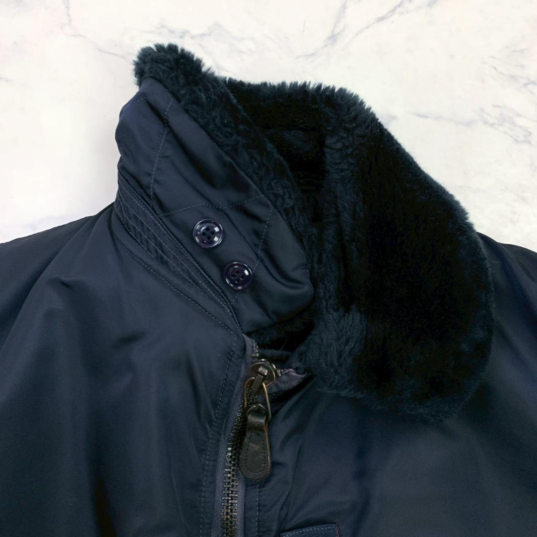 50s復刻★ USA製 ALPHA B-15C ネイビー 40　E104