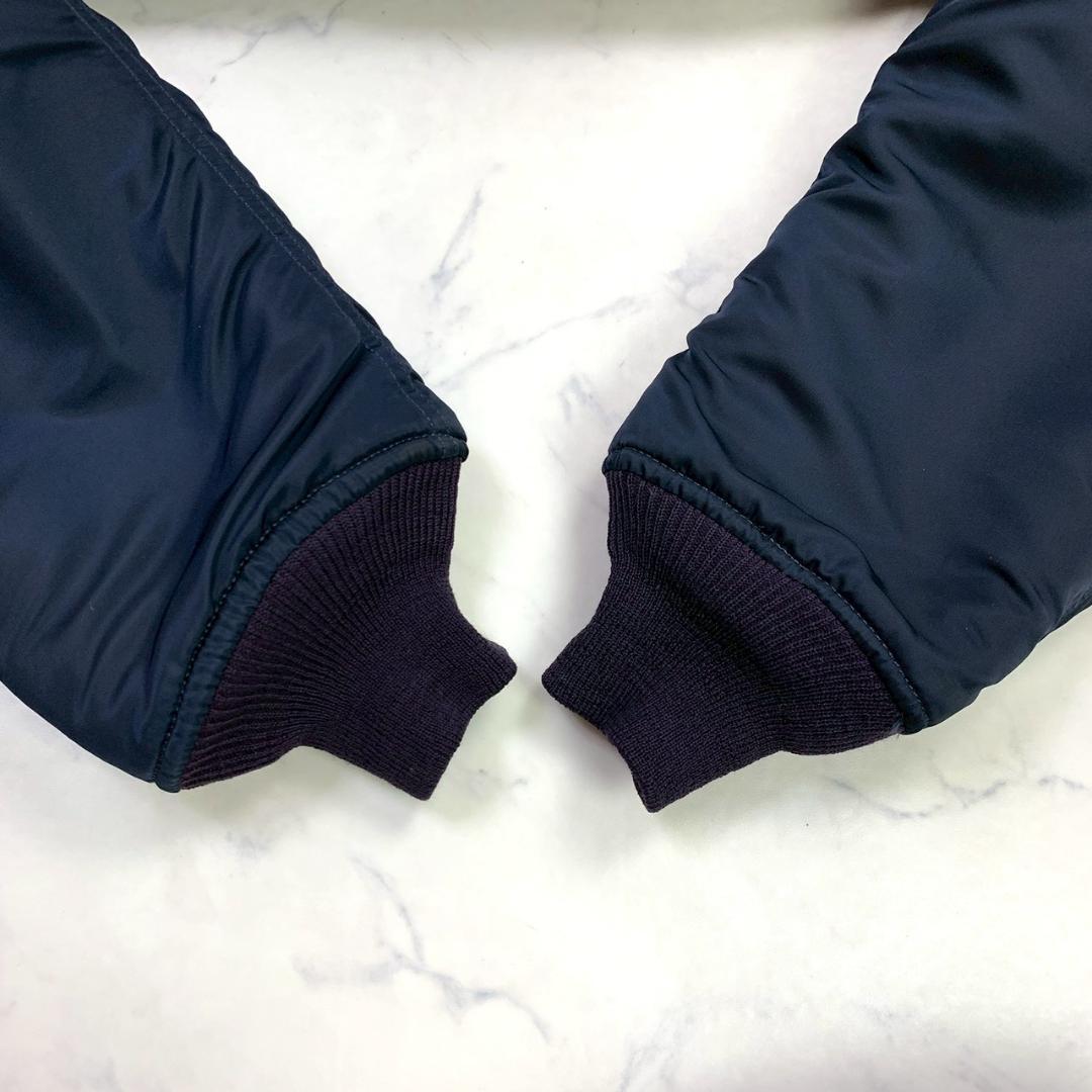 50s復刻★ USA製 ALPHA B-15C ネイビー 40　E104