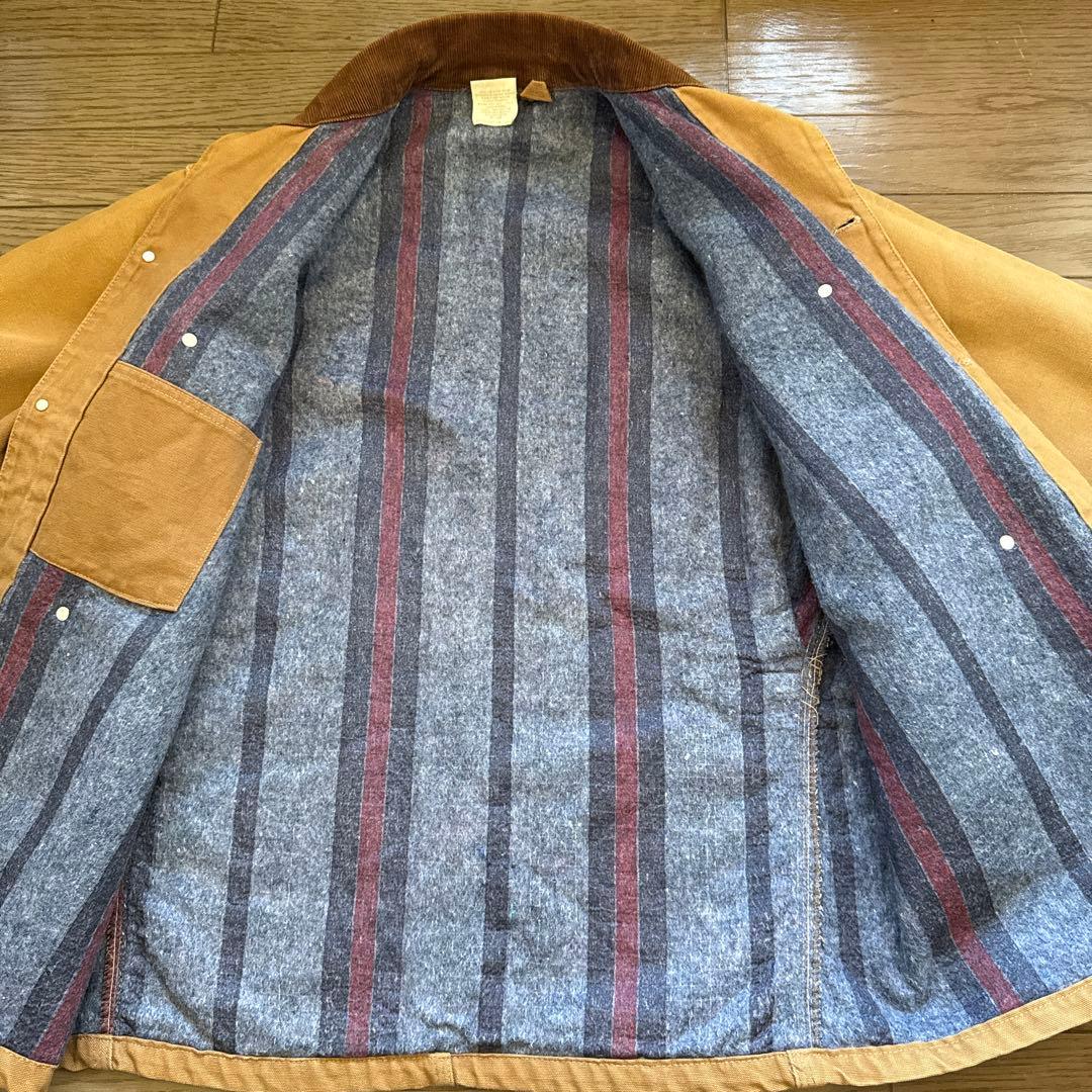 希少 星タグ Carhartt ミシガン チョアコート USA製 100周年