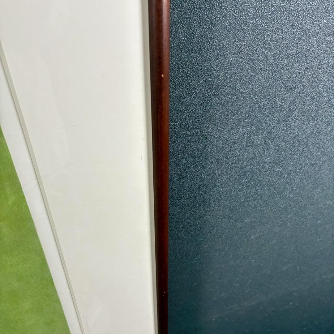 山口華楊「山野辺」狐 リトグラフ 印章有 額縁入り 限定100点 きつね 動物画