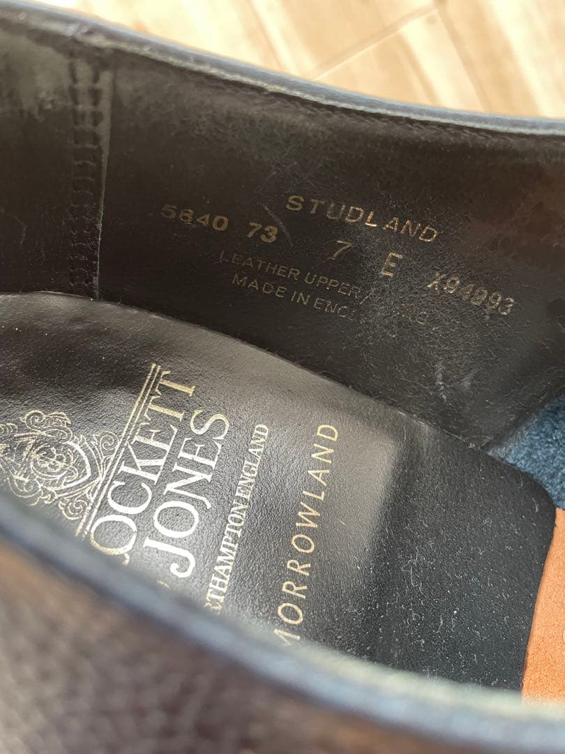 クロケット&ジョーンズ　ネイビー ７