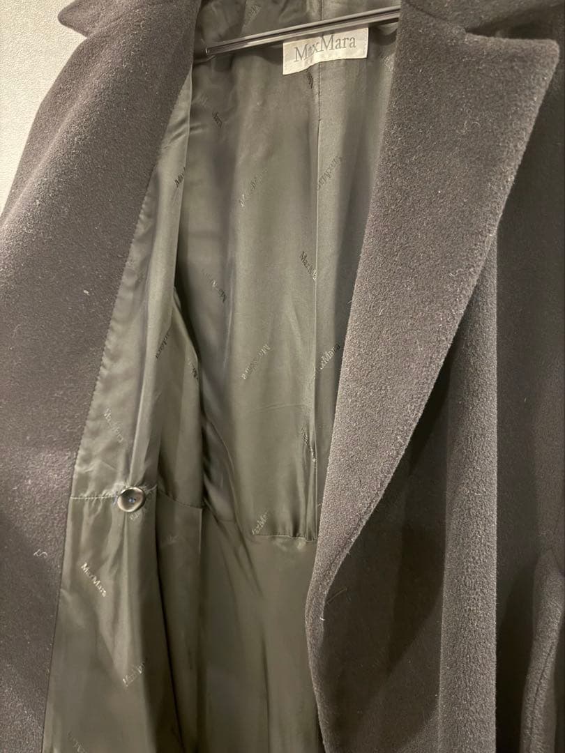 MaxMara ブラック ロングコート