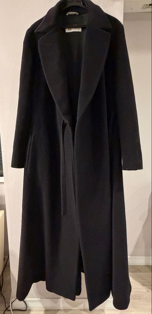 MaxMara ブラック ロングコート