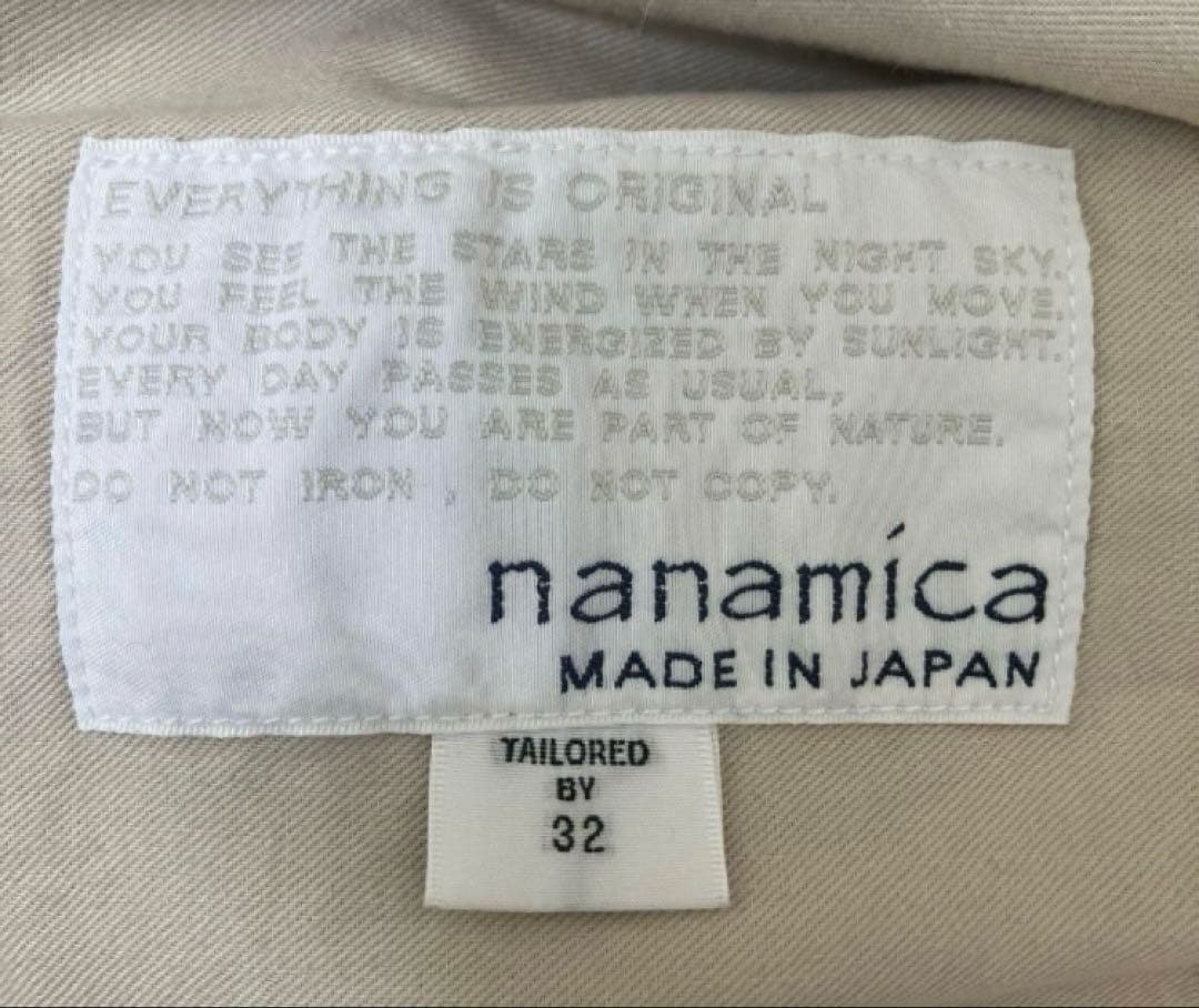 ナナミカ　nanamica Straight Chino Pants 32