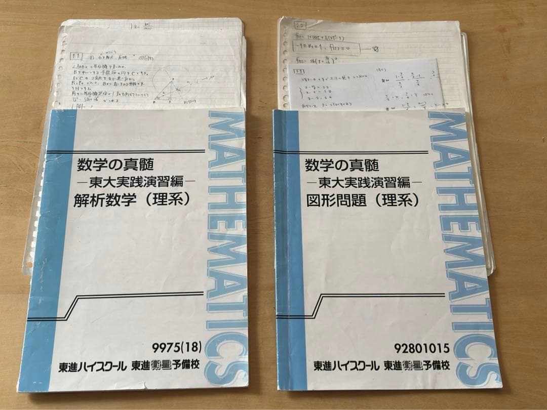 東進　数学の真髄 東大実践演習編解析数学(理系)、図形問題(理系)
