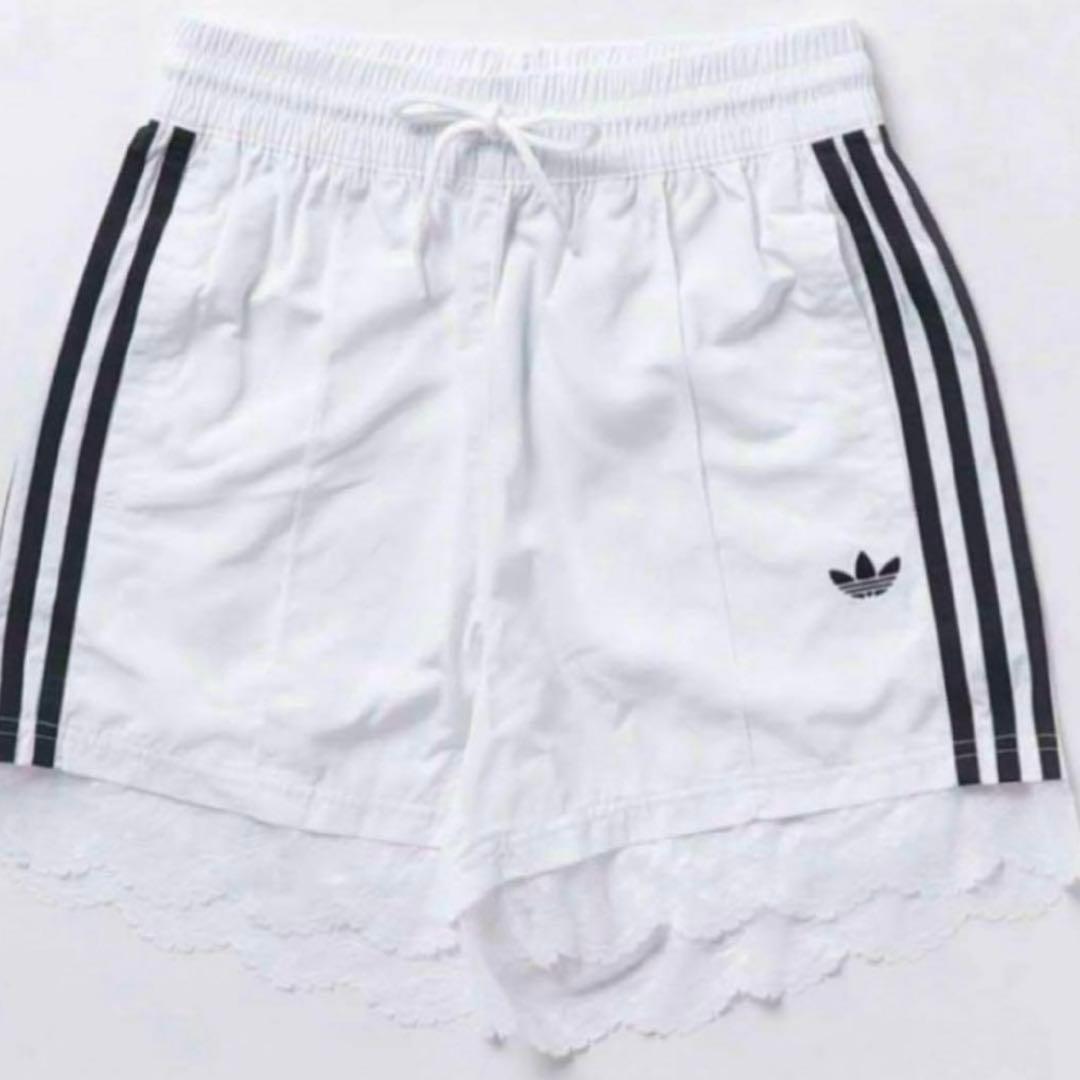 ZOZO限定 adidas レース トリム ショートパンツ