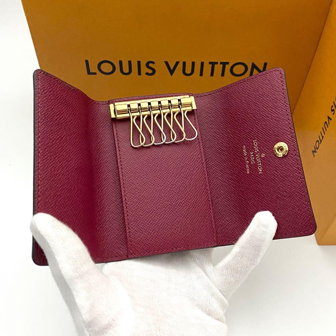 極美品　ルイヴィトン　モノグラム　キーケース　フューシャ　ミュルティクレ6