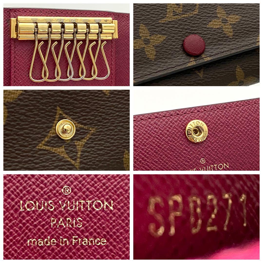 極美品　ルイヴィトン　モノグラム　キーケース　フューシャ　ミュルティクレ6