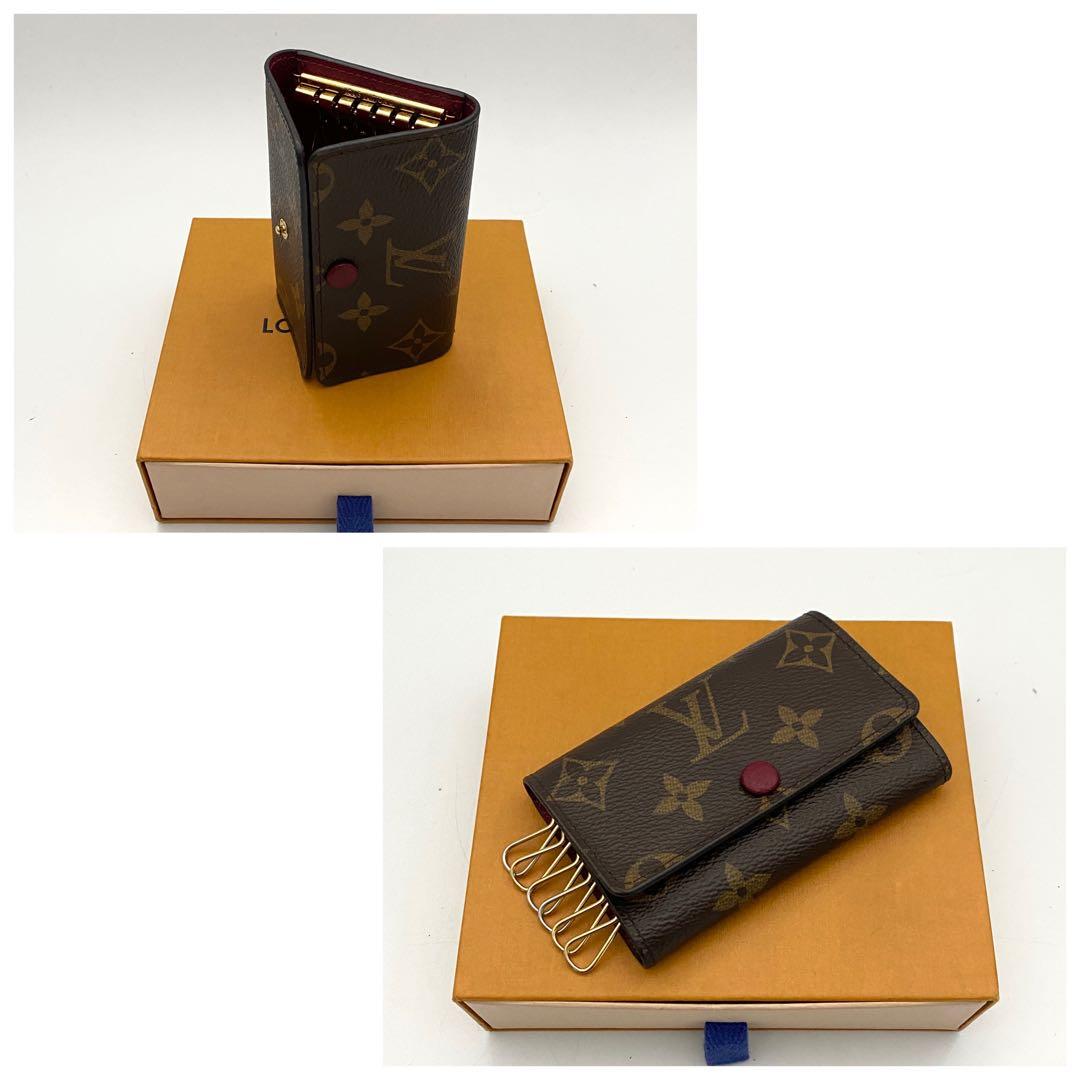 極美品　ルイヴィトン　モノグラム　キーケース　フューシャ　ミュルティクレ6