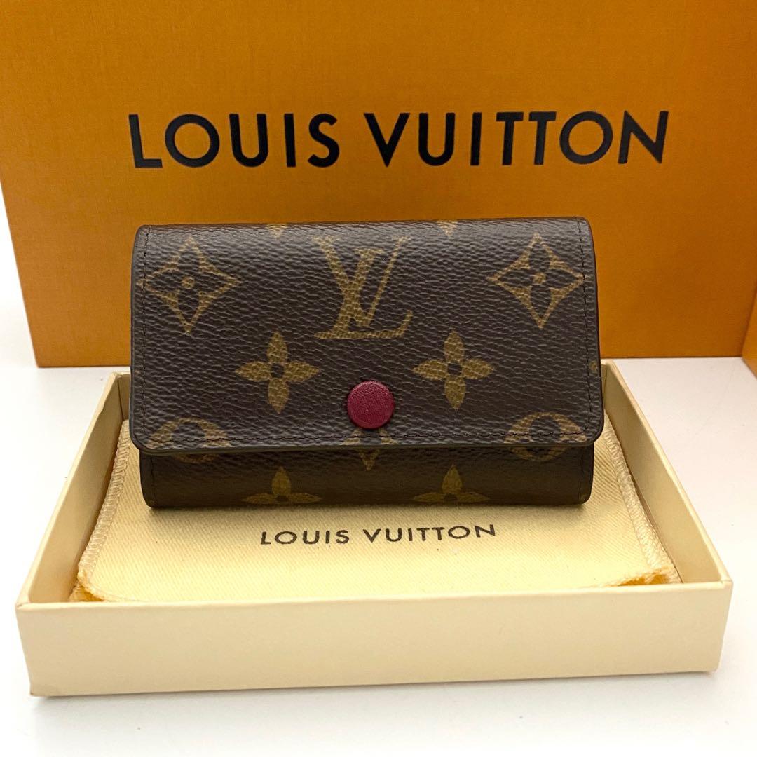 極美品　ルイヴィトン　モノグラム　キーケース　フューシャ　ミュルティクレ6