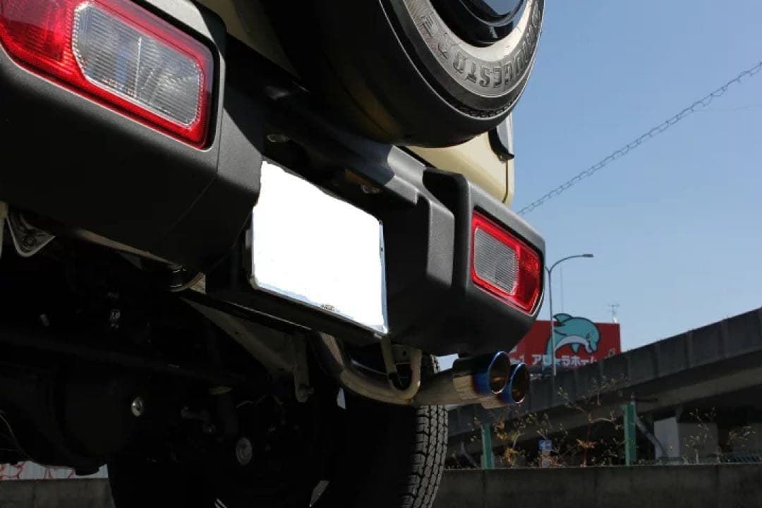 Bluefin スズキ ジムニー JB64W Type02 2本出し車マフラー