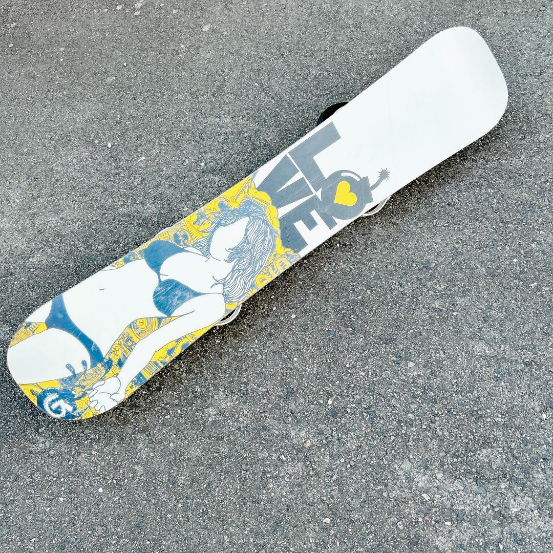 美品 スノーボード BURTON Love 155 セット スノボー メンズ
