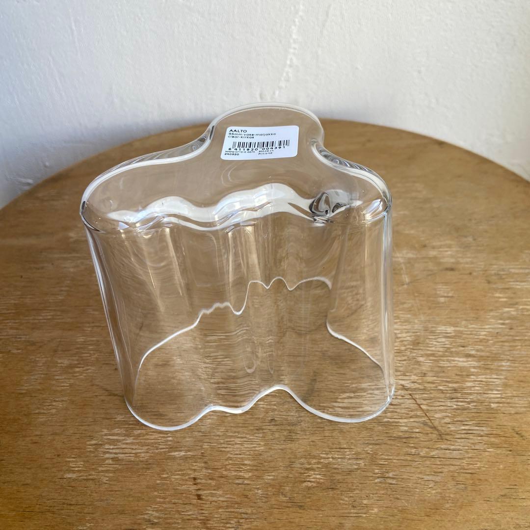 アルヴァ・アアルト コレクション ベース 95mm クリア　scope 花瓶