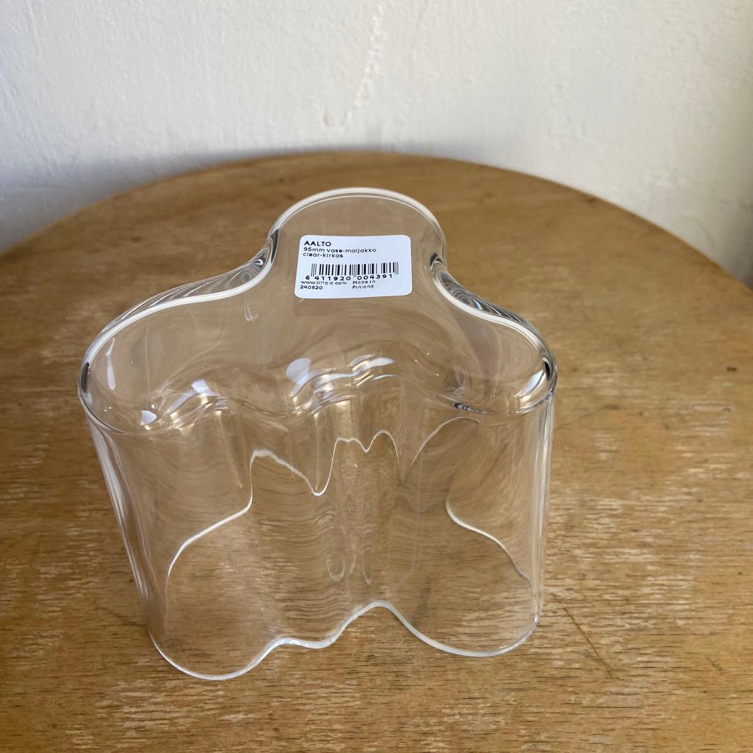 アルヴァ・アアルト コレクション ベース 95mm クリア　scope 花瓶