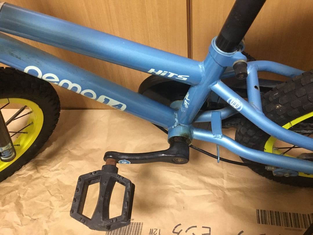 14インチ　⚠️ジャンク⚠️バラして発送します⚠️　パンク？　ベルなし　子ども　キッズ