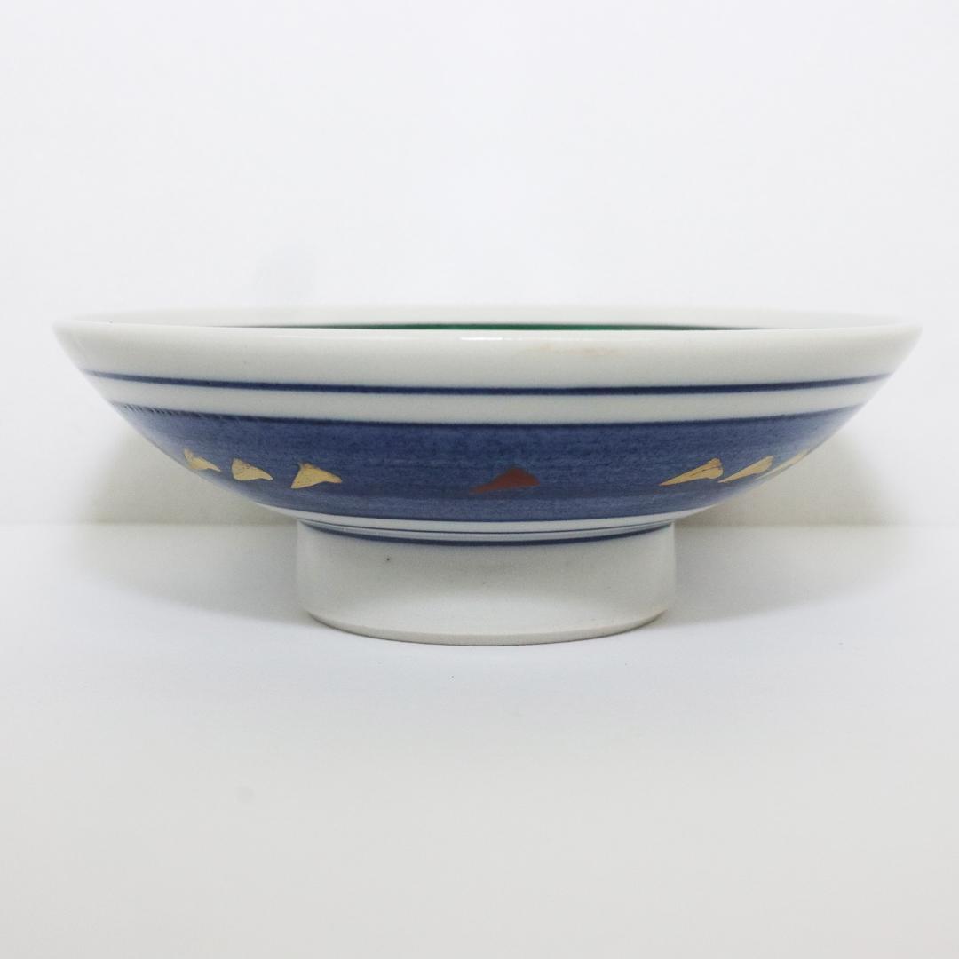 九谷焼 武腰敏昭 色絵九谷絵変り 酒盃 五客 共箱 酒器