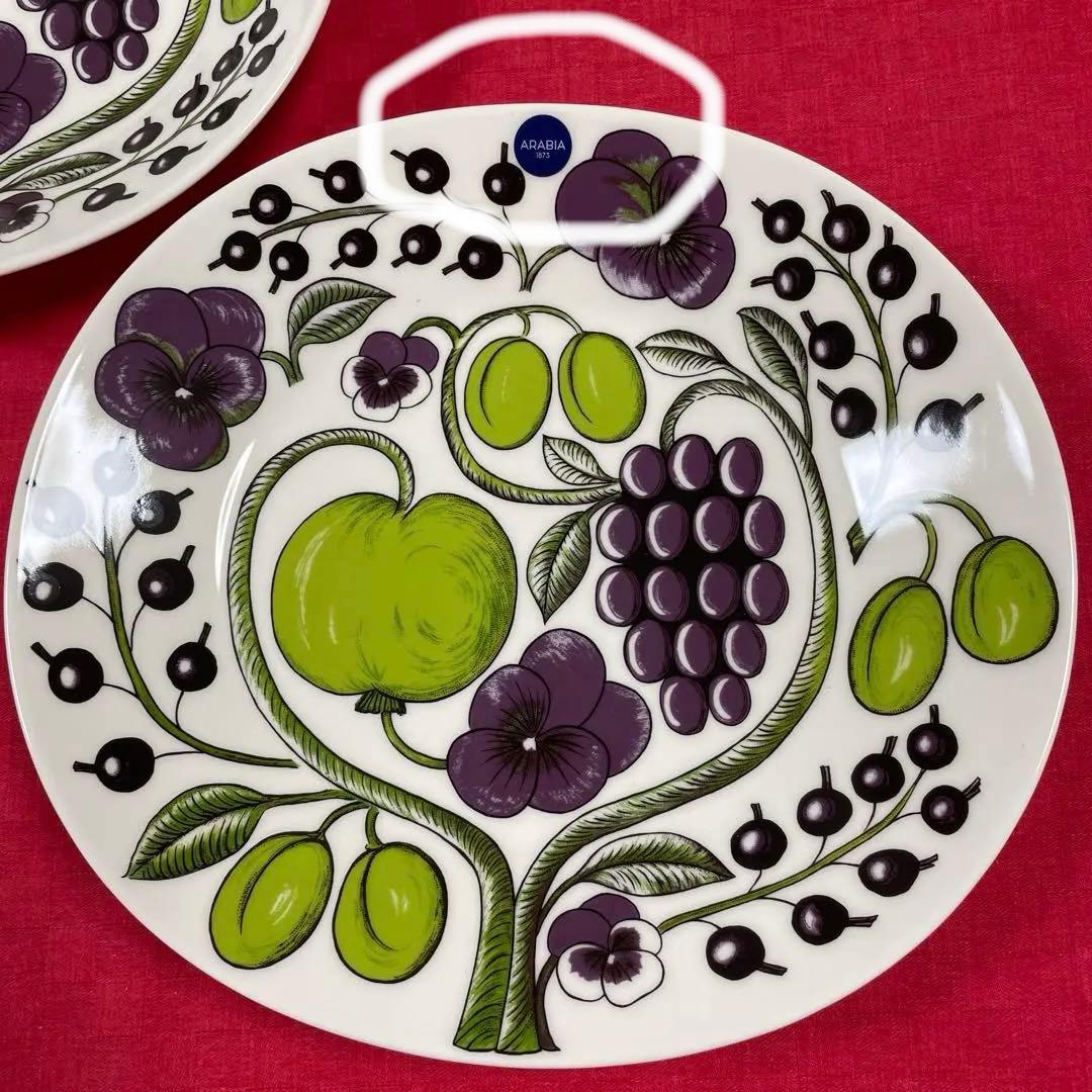 アラビア　パラティッシ　パープル　25cm オーバル