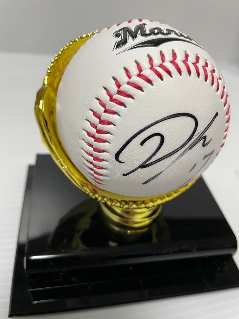 佐々木朗希　直筆サインボール&カードセット