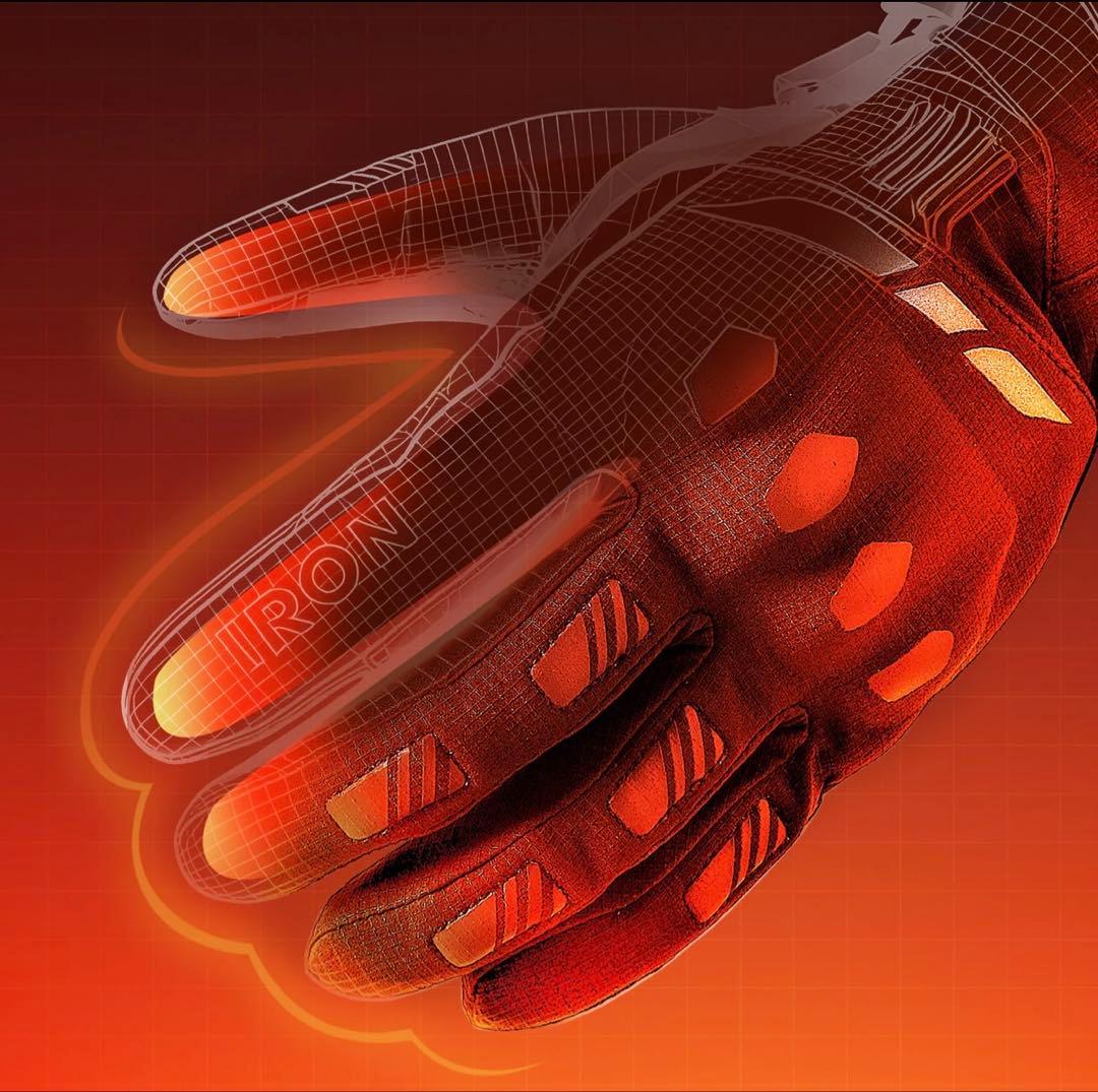 RIDEIRON 冬用防水 スマート電熱 バイク用電熱グローブ| MG7502H