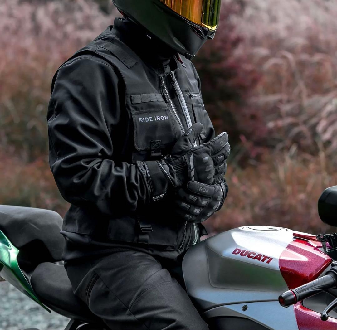 RIDEIRON 冬用防水 スマート電熱 バイク用電熱グローブ| MG7502H