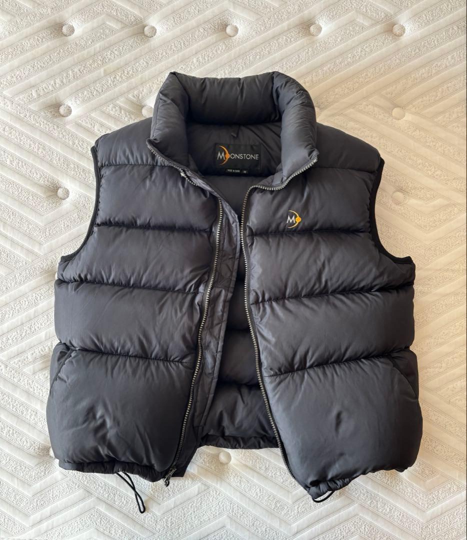 90's MOONSTONE ダウンベスト M y2k 肉厚ダウン noroll