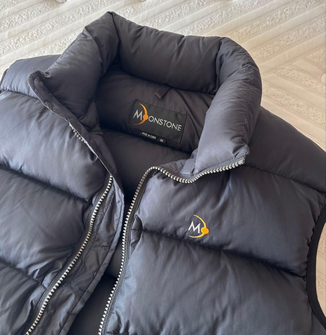 90's MOONSTONE ダウンベスト M y2k 肉厚ダウン noroll