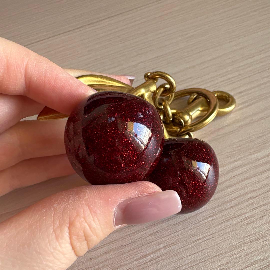 COACH チェリー キーホルダー