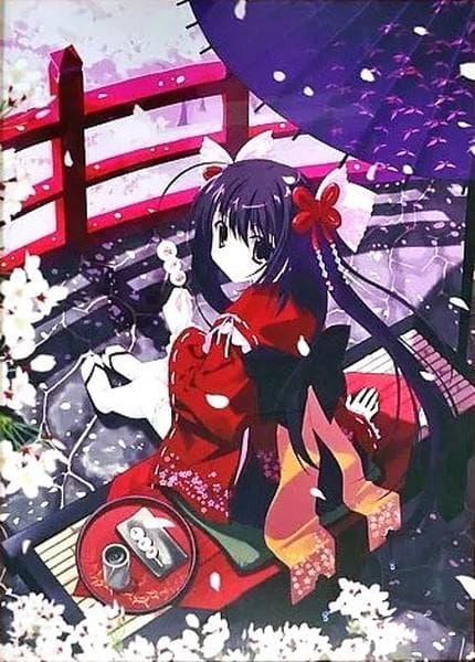 あいすとちょこ 七尾奈留 第1回 絵師100人展 複製原画 「花見」