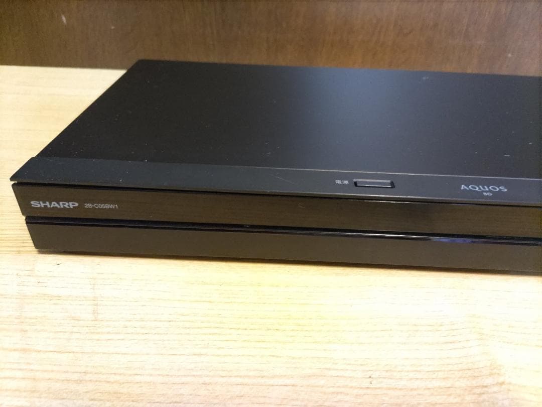 【訳あり】2B-C05BW1 SHARP BDレコーダー B-CASカード付