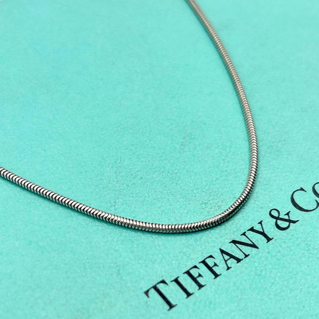 美品　ティファニー　スネークチェーン　ネックレス　シルバー　925 約46cm