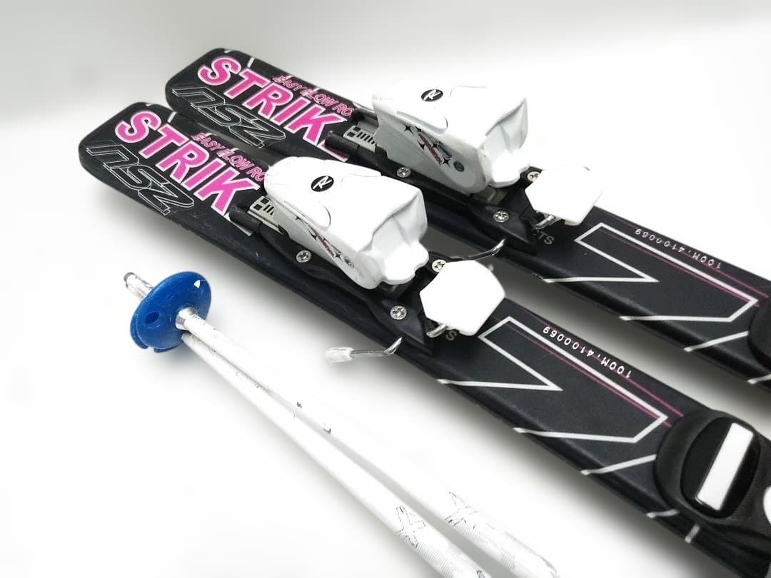 キッズ ジュニアスキー4点セットニシザワ ロッカー100cmブーツヘッド19cm