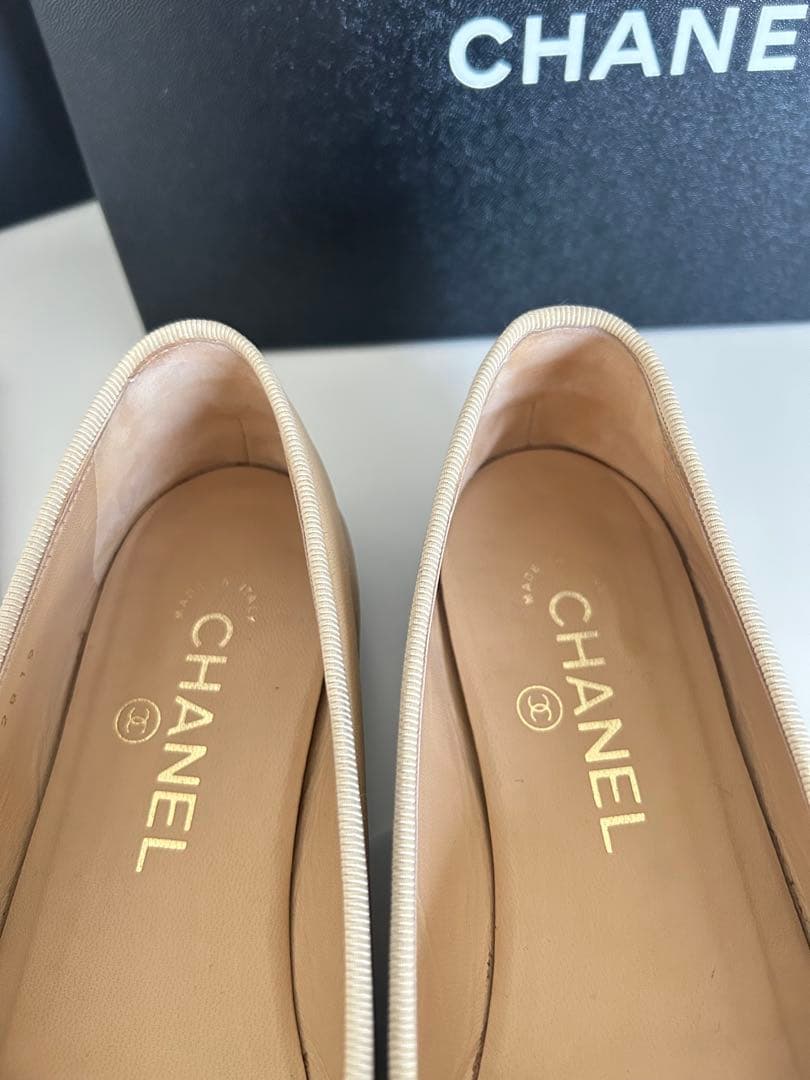 シャネル　バレリーナ　フラットシューズ　36.5 裏張り済み
