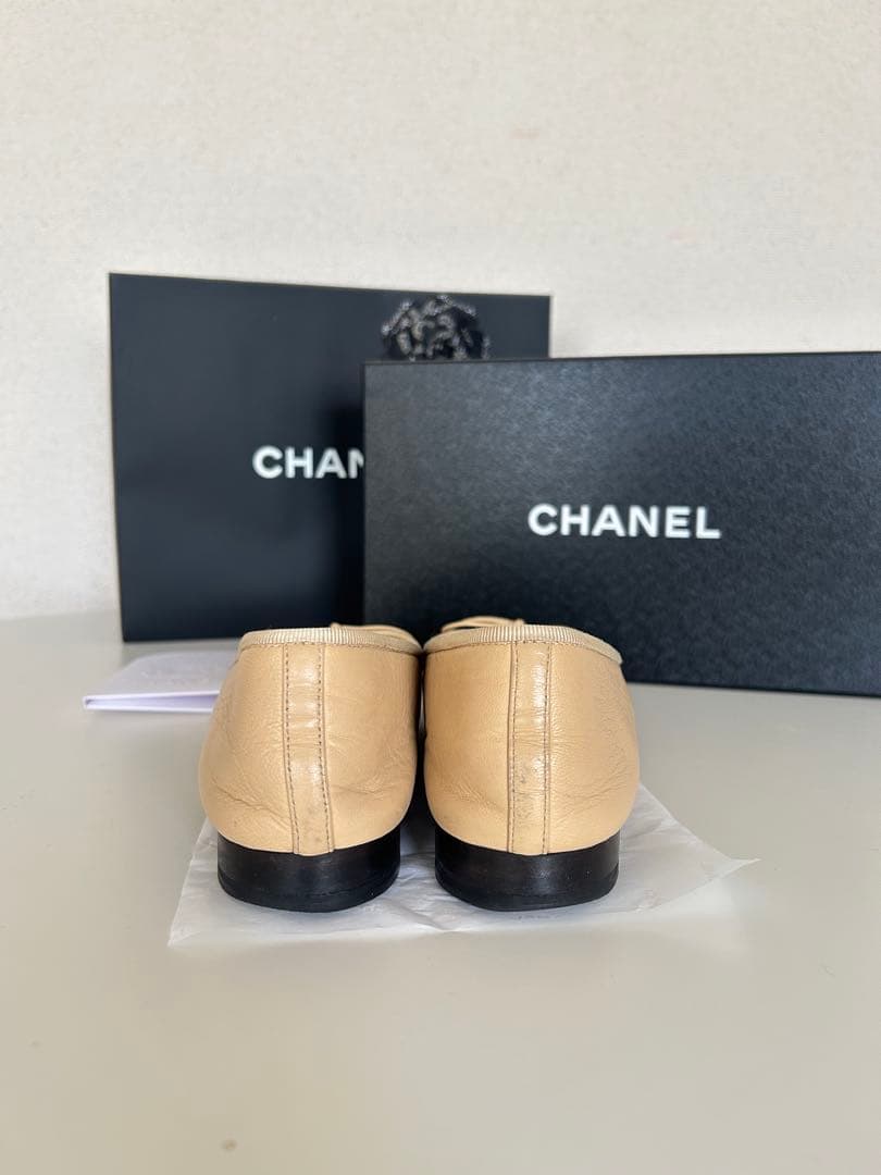 シャネル　バレリーナ　フラットシューズ　36.5 裏張り済み