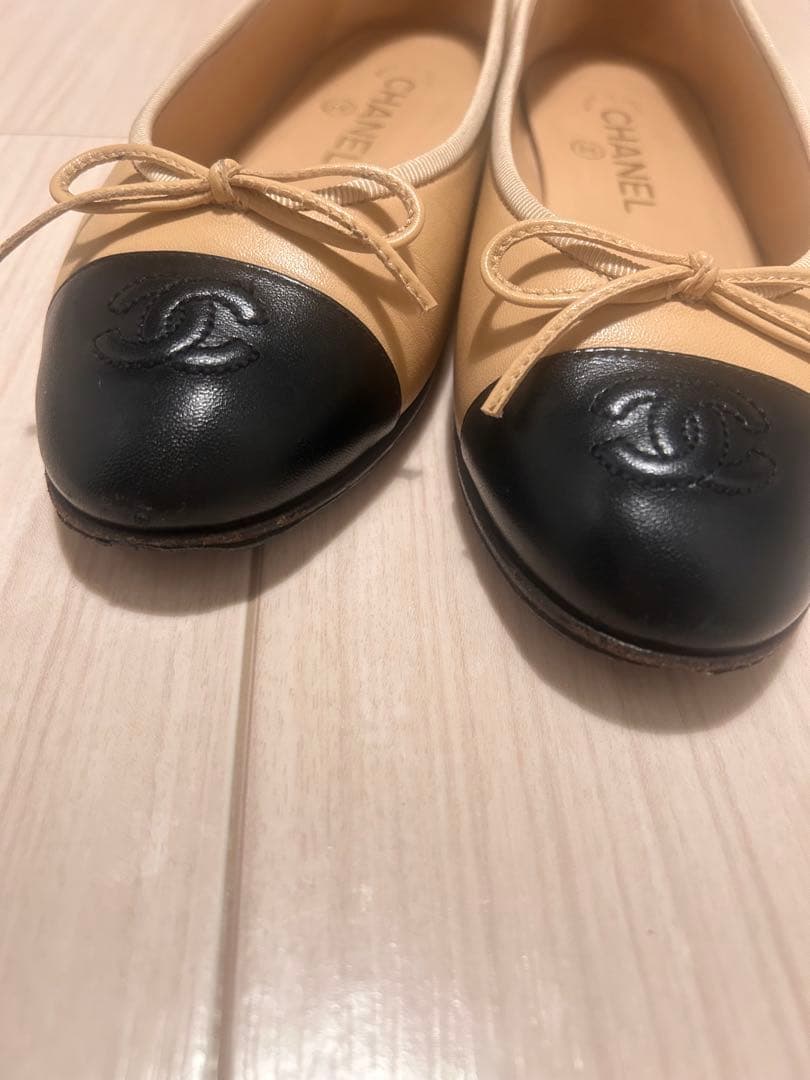 シャネル　バレリーナ　フラットシューズ　36.5 裏張り済み