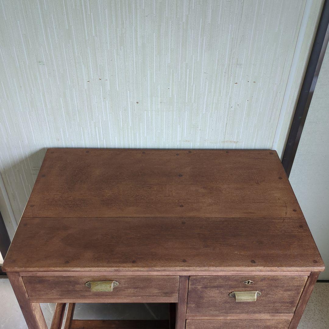 昭和5年　小振りなアンティーク机　デスク