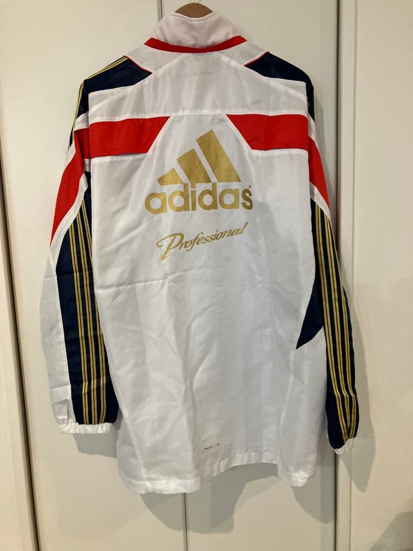 希少3XO アディダスプロフェッショナル　ジャージ上下セット　メッシュ　良配色