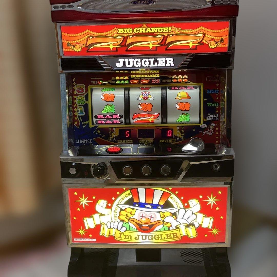 アイムジャグラーEX-TP 赤パネルパチスロ実機 不要機